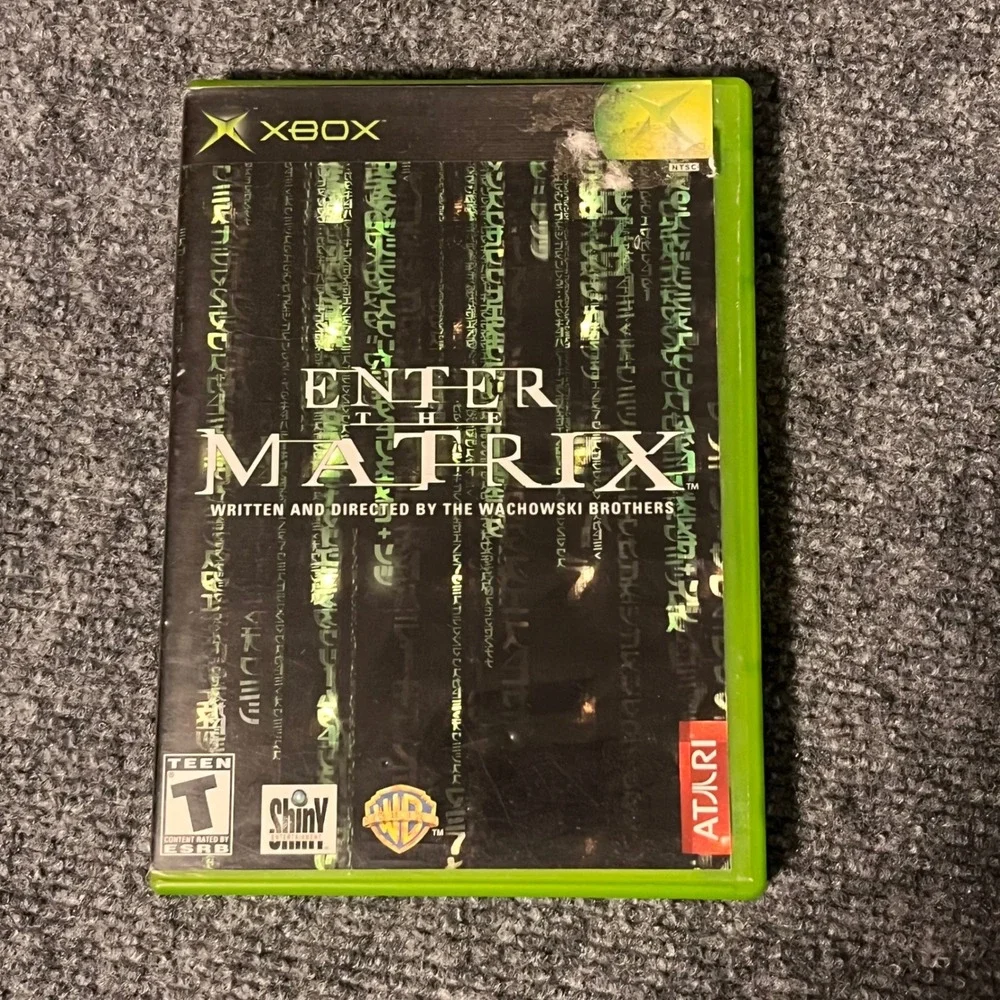 Enter the Matrix Original Xbox Game Atari 2003 CIB NTSC Action Adventure